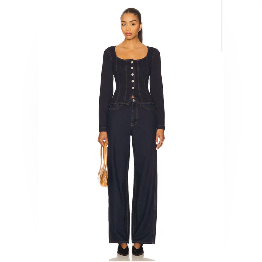 DL1961 Kaylen Soft Curve High-Rise Tapered Jeans, NWT - Picture 2 of 8
